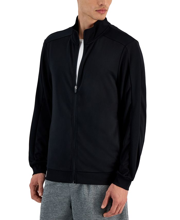ID Ideology Men's Regular-Fit Moisture-Wicking Knit Jacket, Created for ...