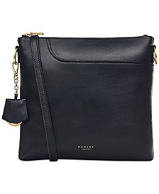 Women's Pockets 2.0 Medium Leather Ziptop Crossbody Bag