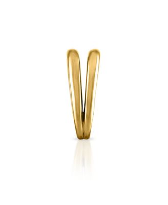Women's Phoenix 18K Gold-Plated Brass Plain Ring
