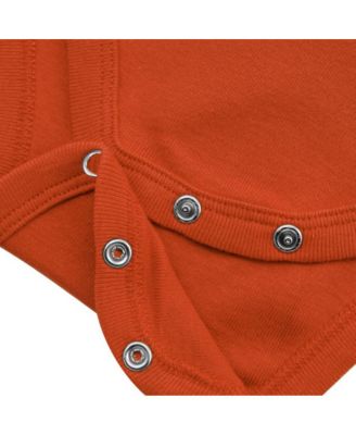 Texas Longhorns Newborn Boys and Girls Welcome to the World Creeper - Burnt Orange