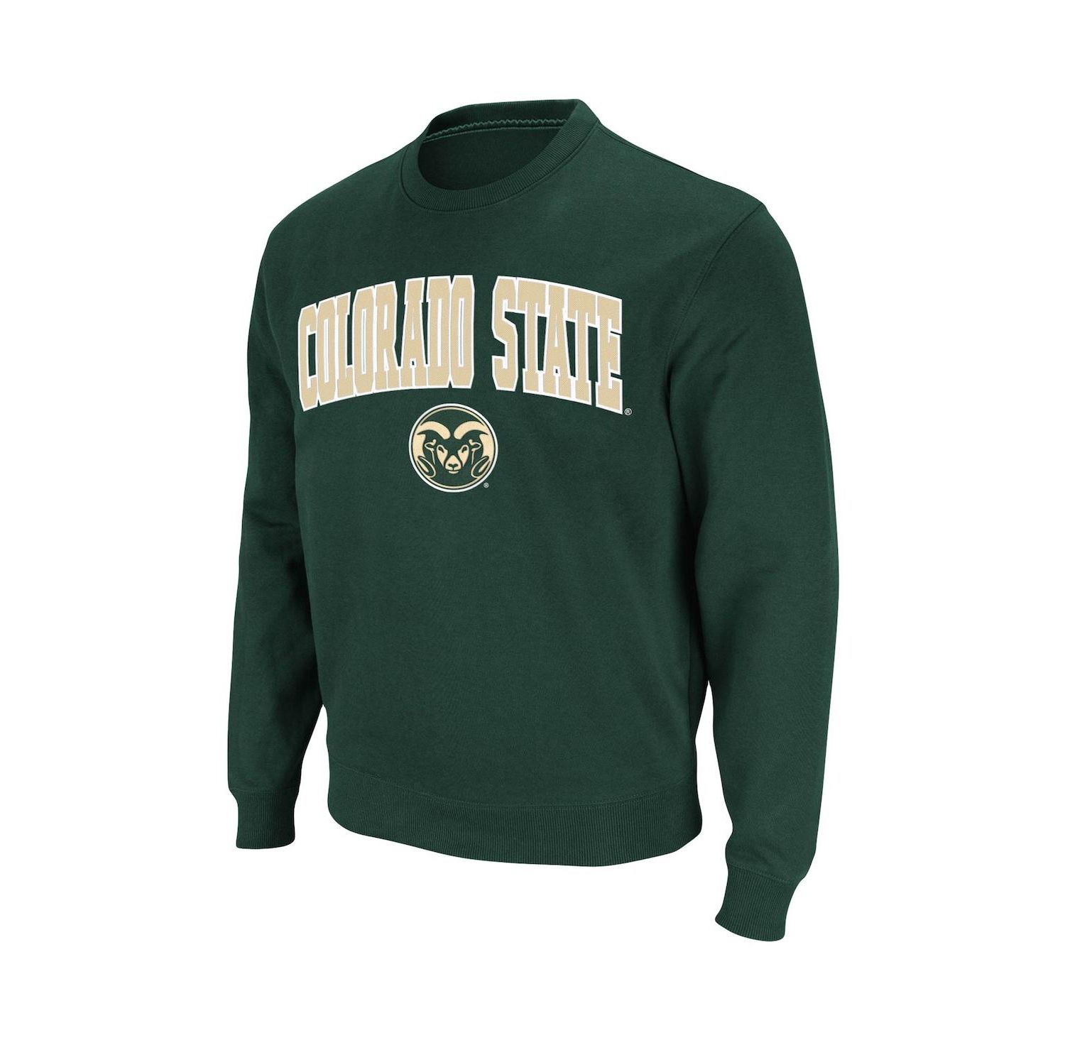 Men's Colorado State Rams Arch & Logo Tackle Twill Pullover Sweatshirt