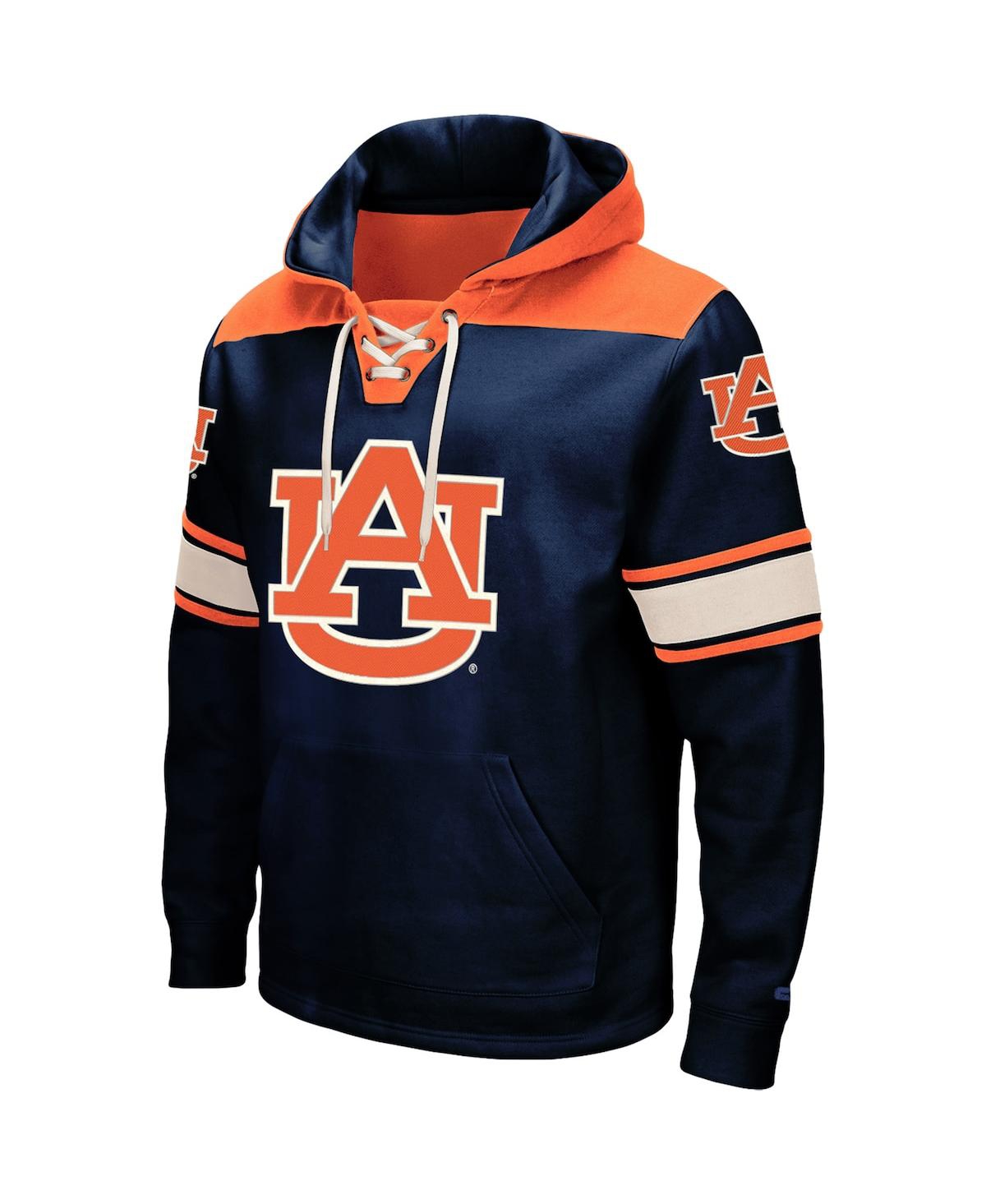 Colosseum Men's  Navy Auburn Tigers 2.0 Lace-up Hoodie In Navy