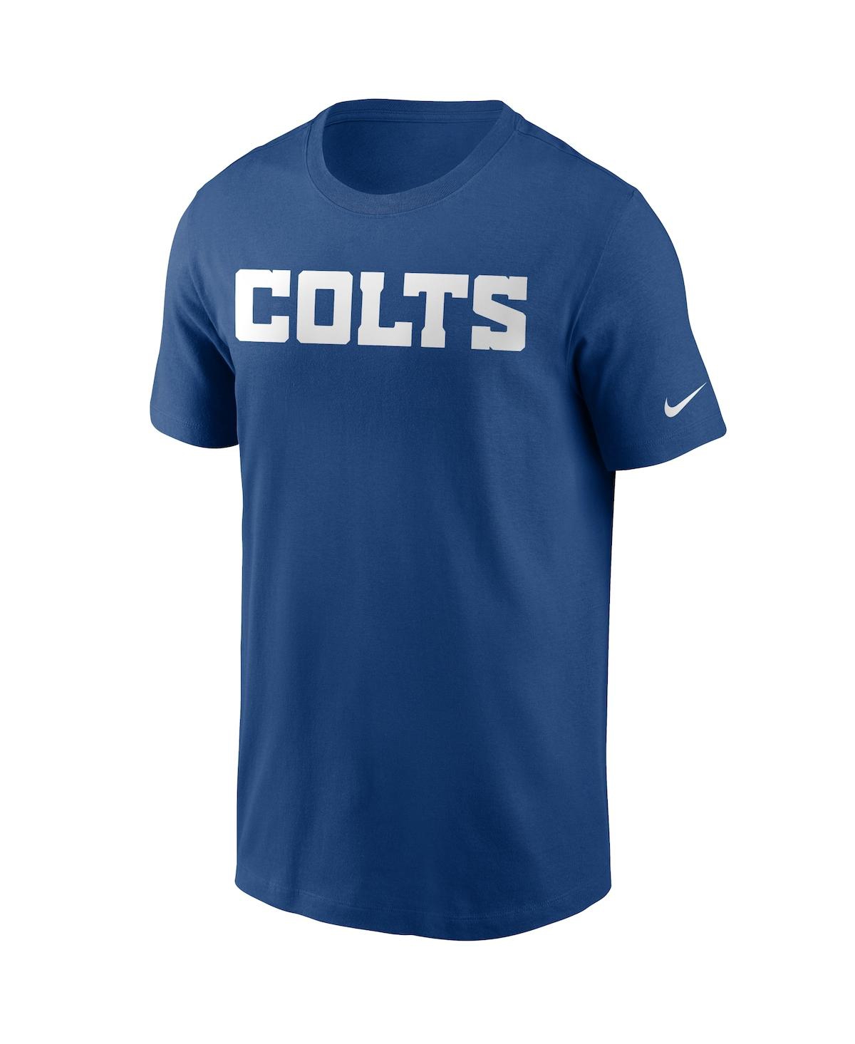 Men's NikeIndianapolis Colts Team Wordmark T-shirt - Royal