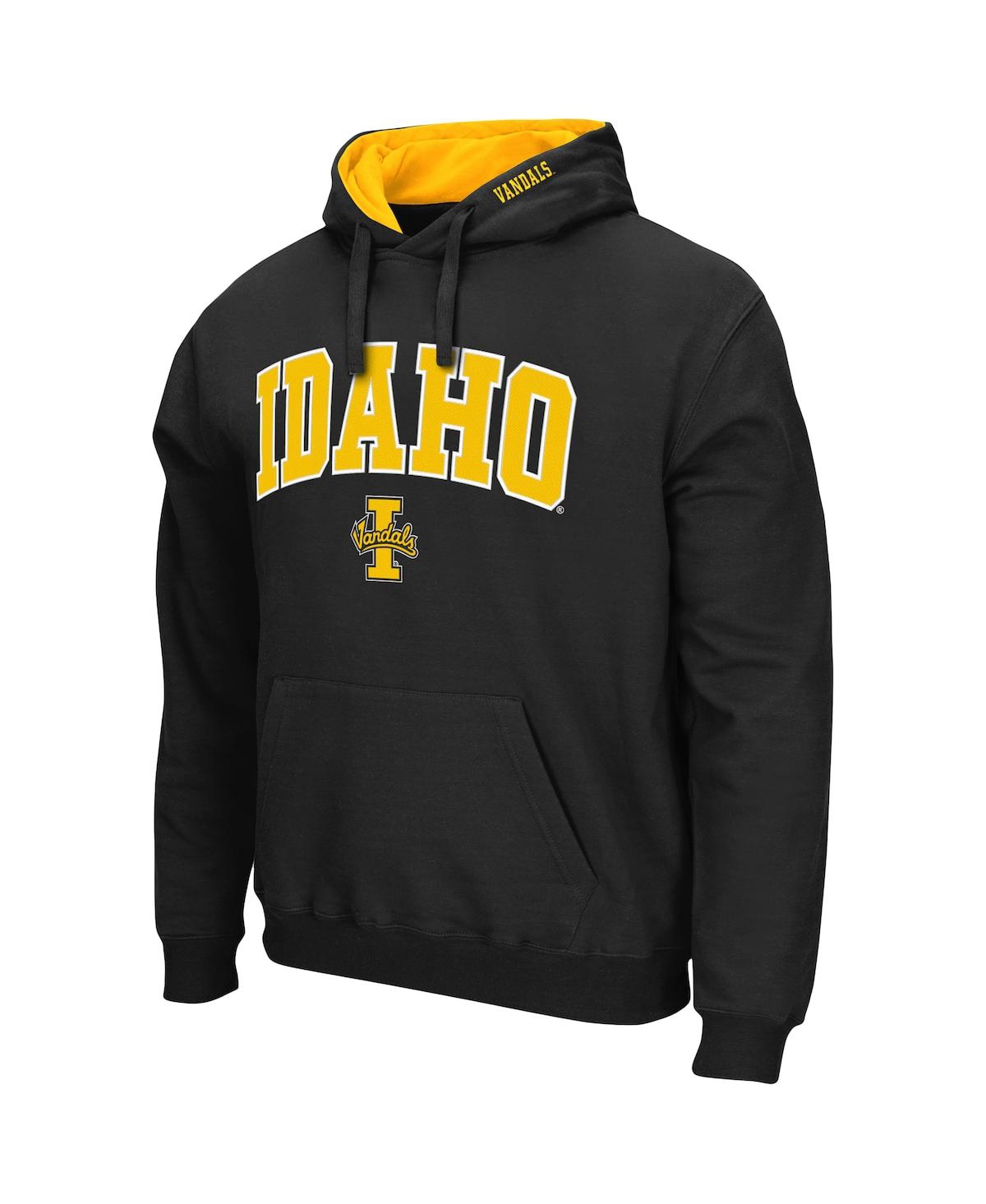 Colosseum Black Idaho Vandals Arch And Logo Pullover Hoodie In Black