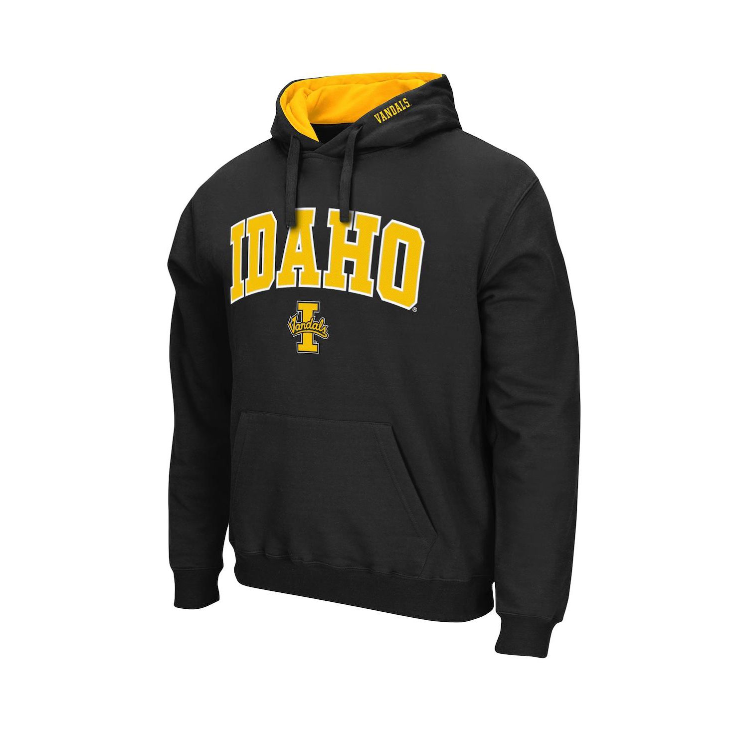 Men's Black Idaho Vandals Arch and Logo Pullover Hoodie