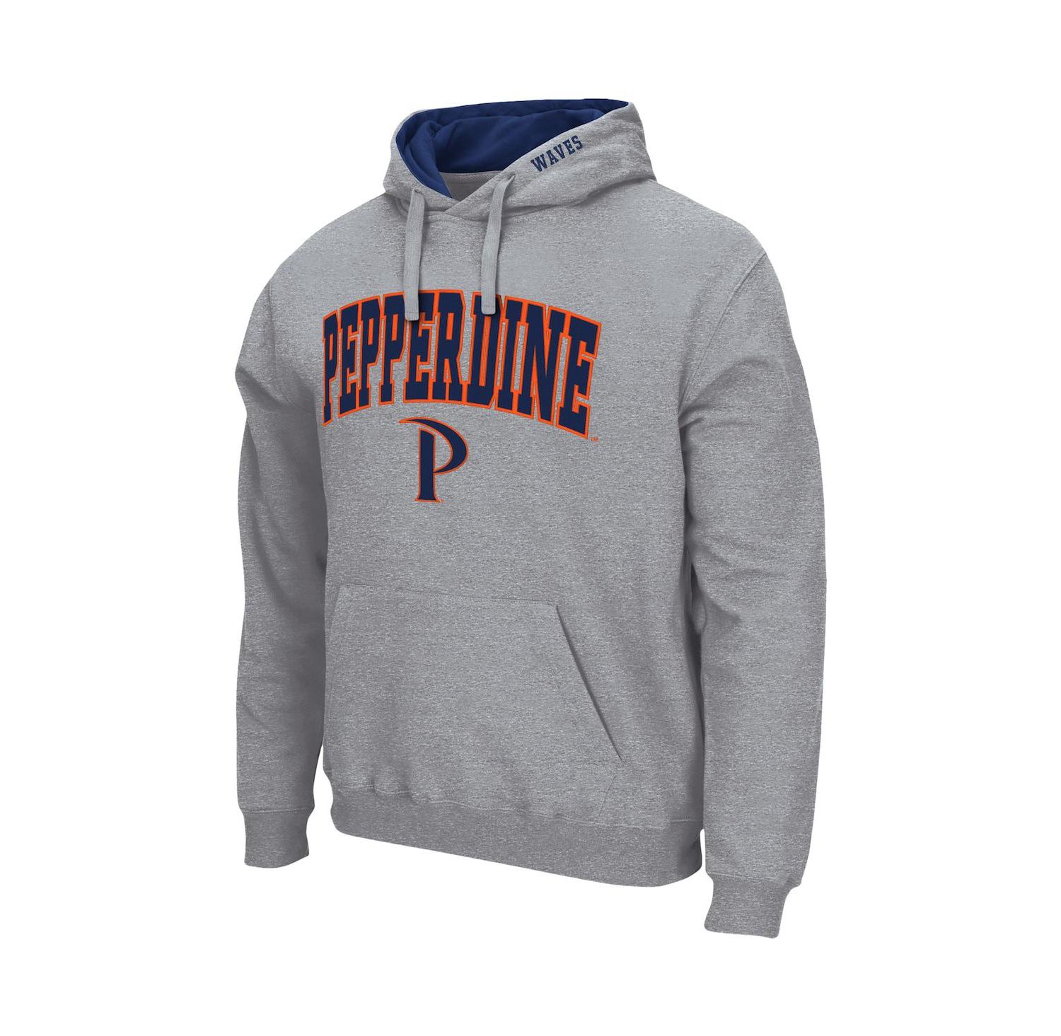 Men's Pepperdine Waves Arch and Logo Pullover Hoodie