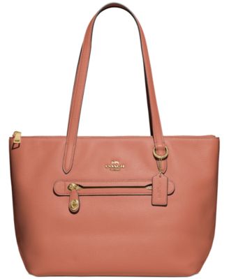 coach taylor denim tote