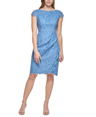 Vince Camuto Lace Cap-Sleeve Sheath Dress - Macy's