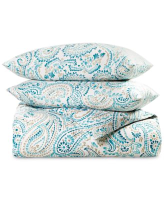 Charter Club Azure Paisley Comforter Sets, Created for Macy's