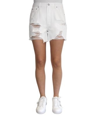 Almost Famous - Juniors' Distressed Denim Shorts