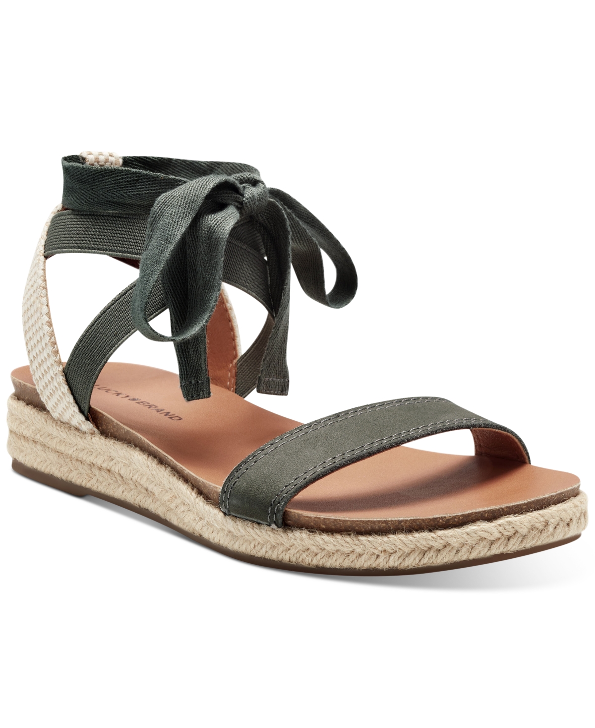 Lucky Brand Women s Gennay Footbed Sandals Women s Shoes Smart Closet