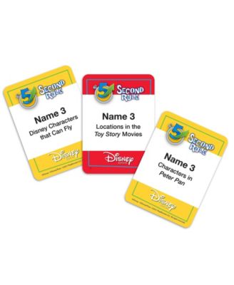 5 Second Rule Edition Fun Family Game About Your Favorite Disney Characters