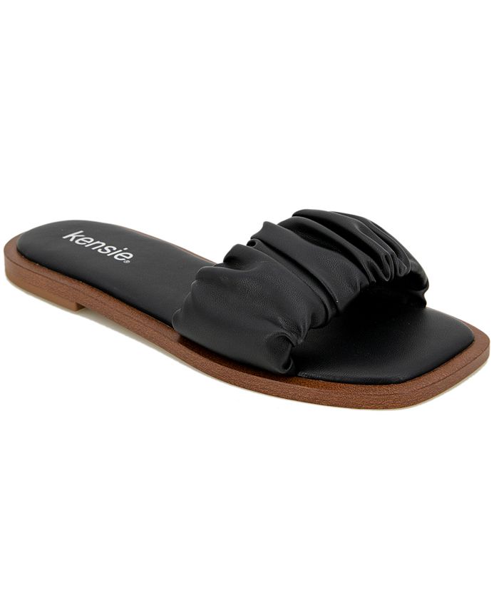kensie Women s Cloe Flat Sandals Macy s