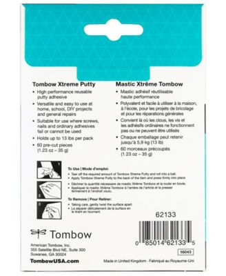Tombow Xtreme Mounting Putty, 60-Pieces