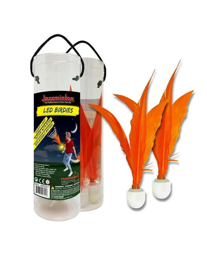 Funsparks - Jazzminton LED Birdies 2 - Paddle Ball Game - Macy's