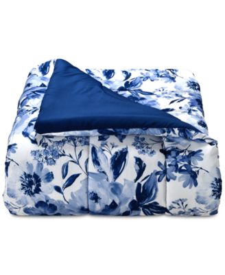 Sunham Blue Blossom 3-Pc Comforter Sets, Created For Macy's