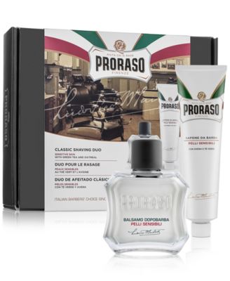 Proraso 2-Pc. Classic Shaving Cream & After Shave Balm Set - Sensitive ...