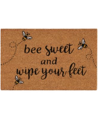 Nourison Home - Casa Bella Doormat Be sweet and wipe your feet 18x28