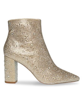 blue by betsey johnson cady evening booties
