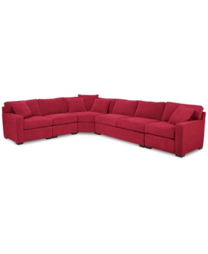 FURNITURE RADLEY 5-PC FABRIC SECTIONAL WITH APARTMENT SOFA, CREATED FOR MACY'S