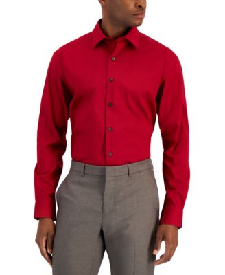 Red Dress Shirts for Men - Macy's
