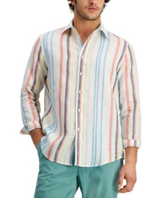 men's classic fit linen shirt