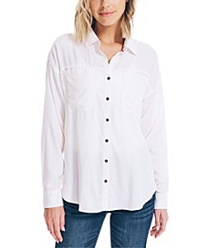 Women's Button Down Flannel Shirt