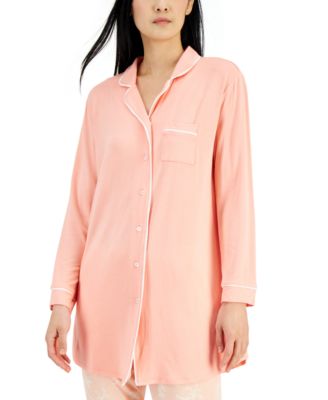 Alfani Women's Solid Notch Collar Sleep 