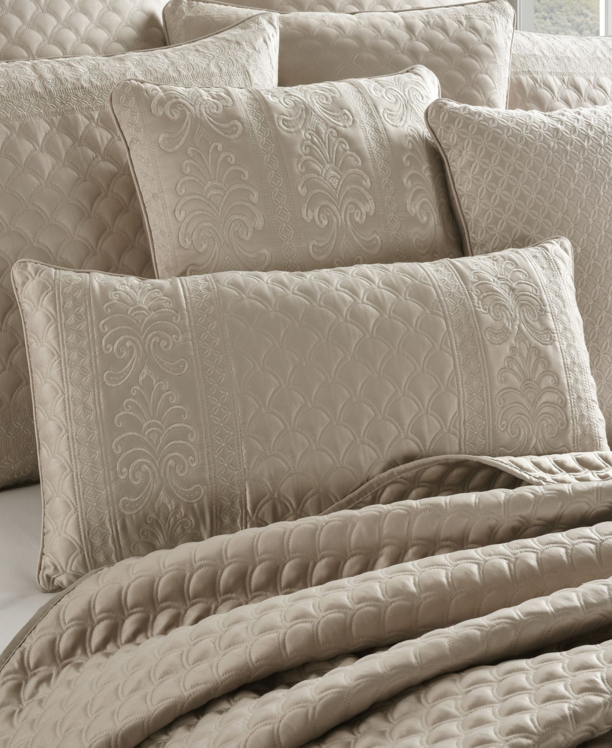 J Queen New York Lyndon Boudoir Decorative Pillow, 12" x 26"