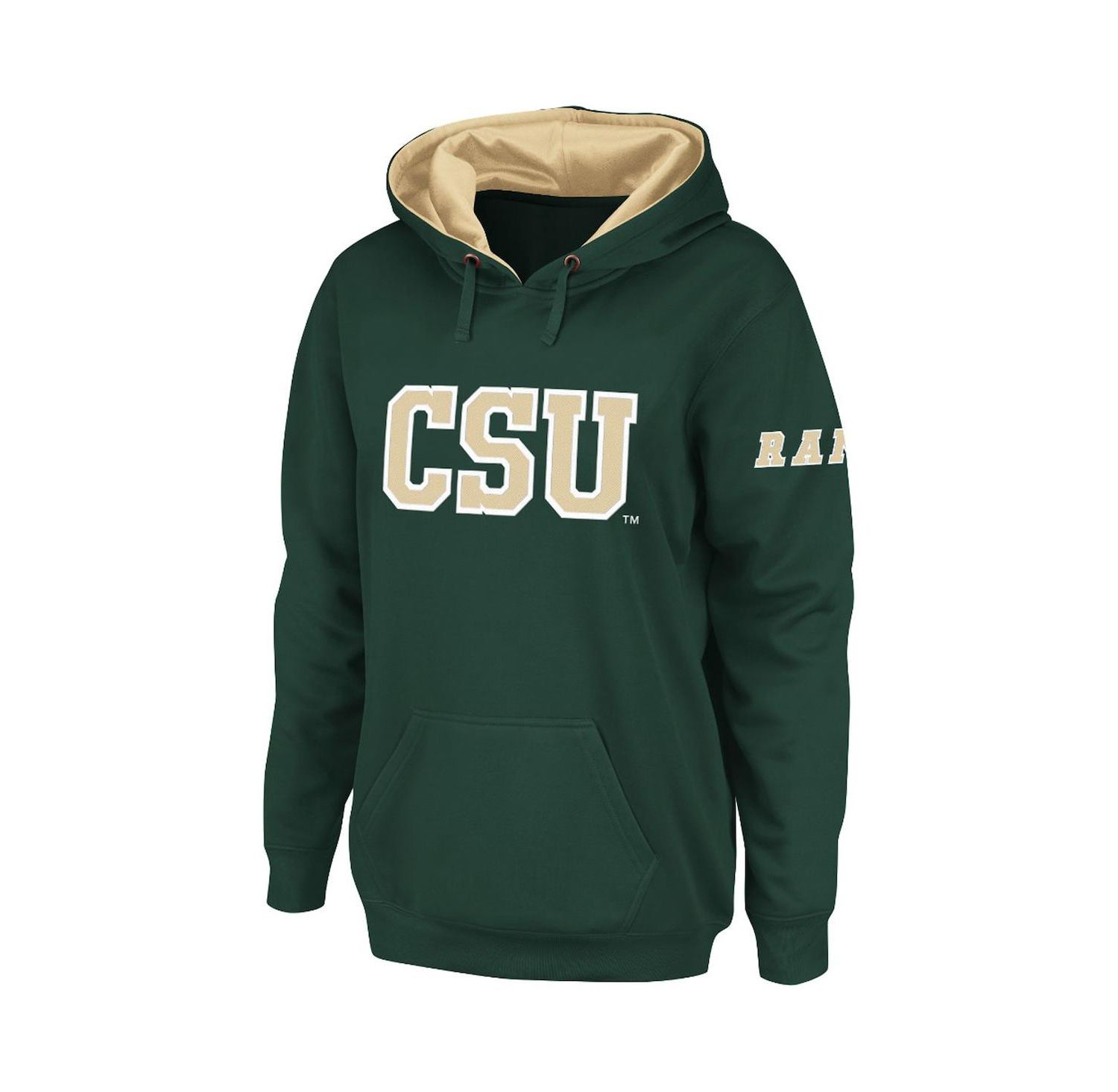 Women's Green Colorado State Rams Big Logo Pullover Hoodie