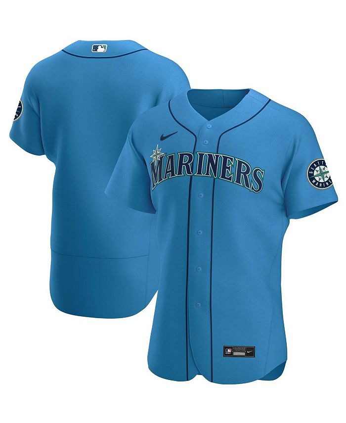 Nike Men's Royal Seattle Mariners Alternate Authentic Team Jersey - Macy's