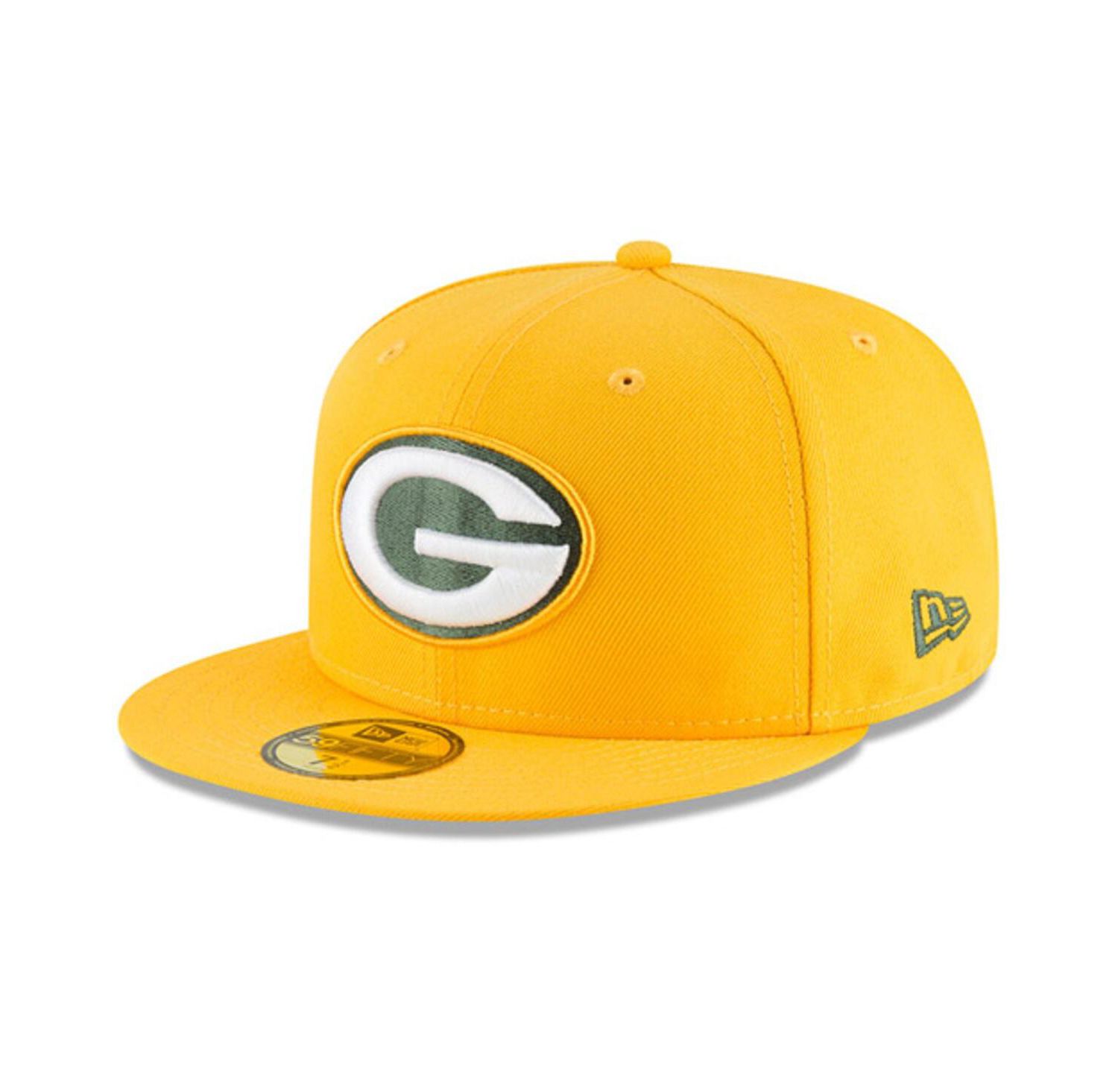 Men's Gold Green Bay Packers Omaha 59Fifty Hat
