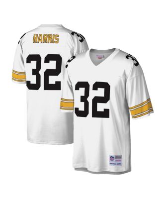 Men's Franco Harris White Pittsburgh Steelers Legacy Replica Jersey