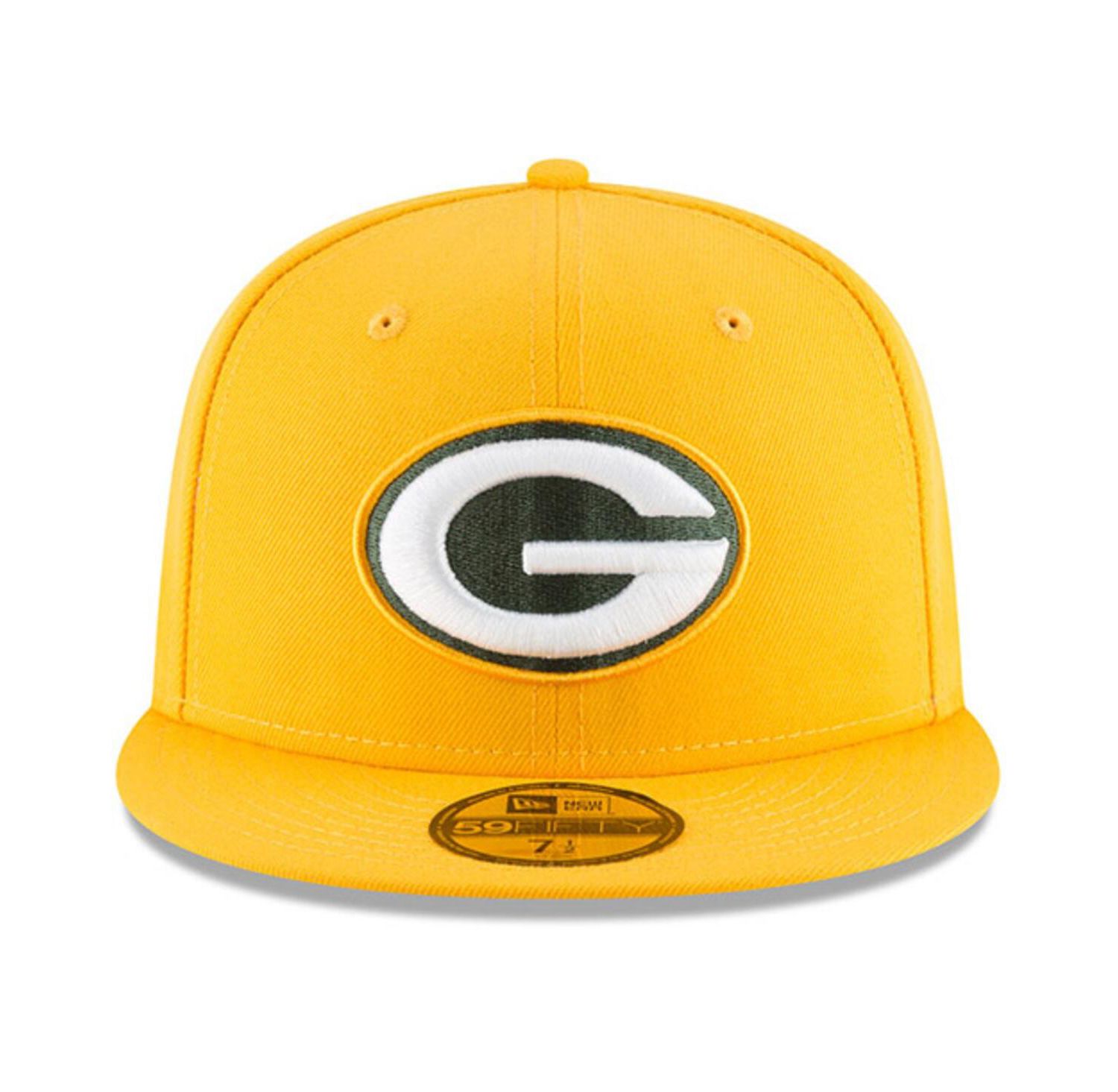 Men's Gold Green Bay Packers Omaha 59Fifty Hat