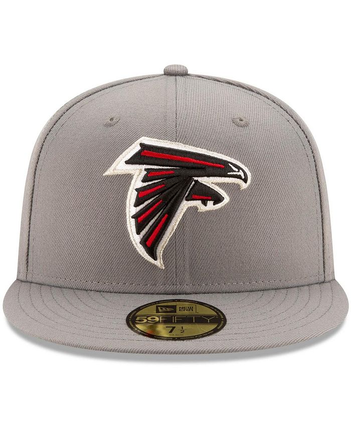 New Era Men's Graphite Atlanta Falcons Storm 59Fifty Fitted Hat - Macy's