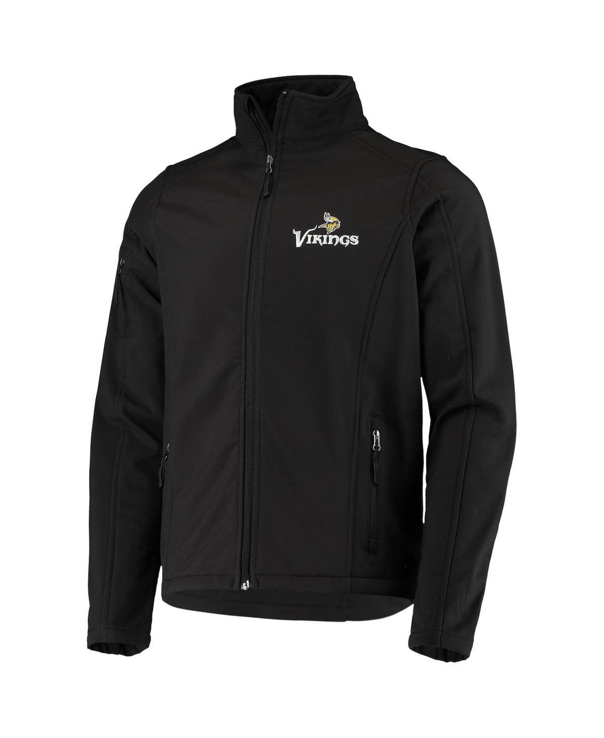Men's DunbrookeMinnesota Vikings Sonoma Softshell Full-Zip Jacket - Black