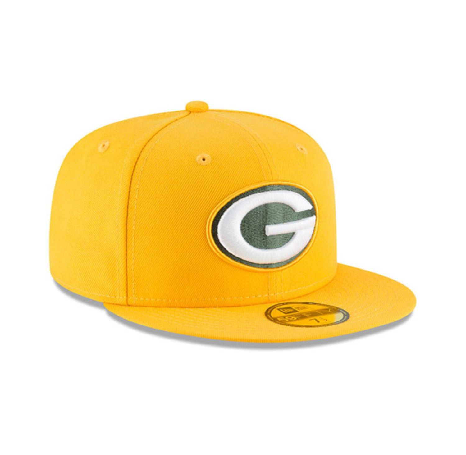 Men's Gold Green Bay Packers Omaha 59Fifty Hat