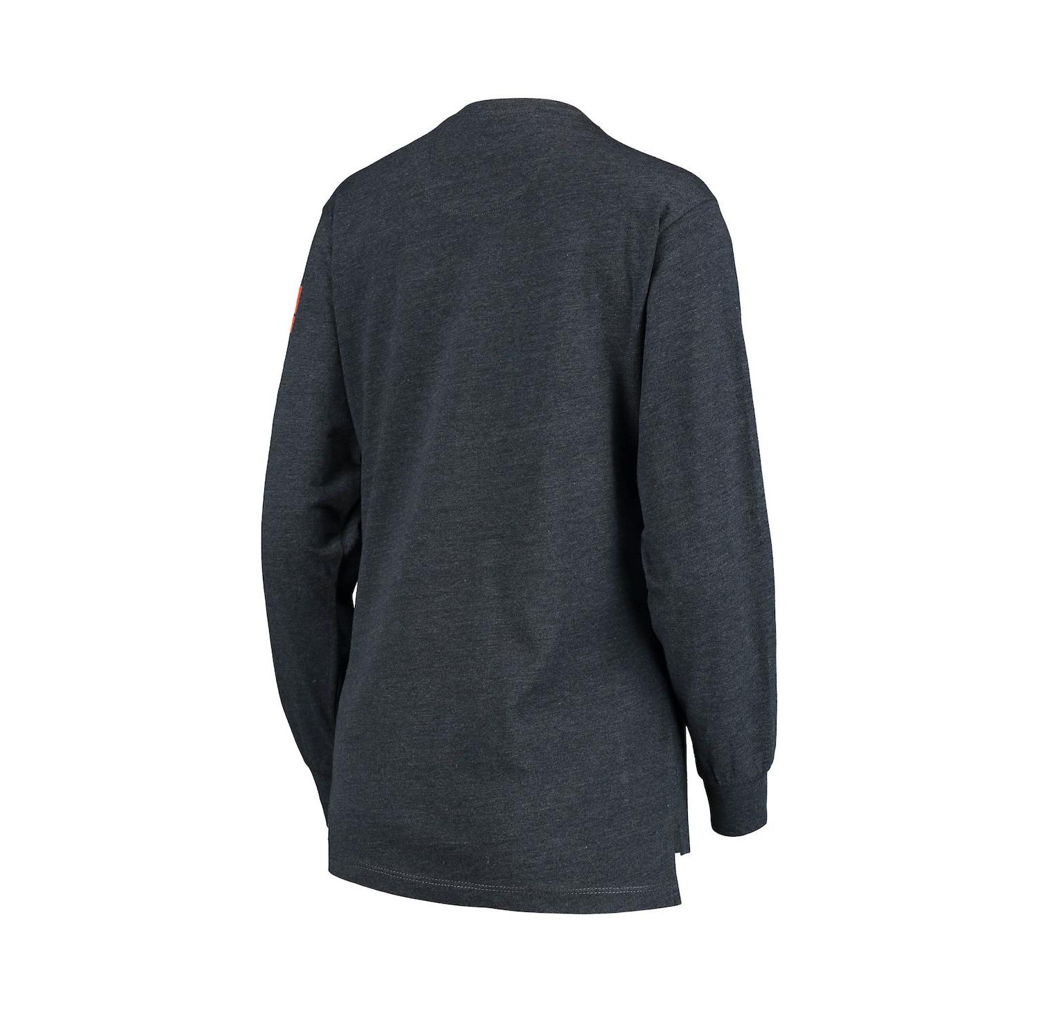 Women's Navy Illinois Fighting Illini Two-Hit Canyon Long Sleeve T-shirt