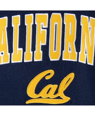 Big Boys Navy Cal Bears 2-Hit Team Pullover Hoodie