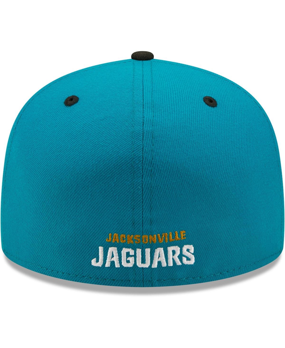 Men's New Era Black Jacksonville Jaguars Flipside 59Fifty Fitted Hat - Black