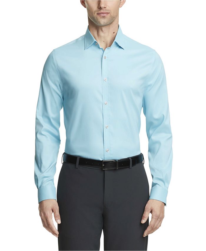 Michael Kors Men's Airsoft Eco Slim Fit Untucked Dress Shirt Macy's