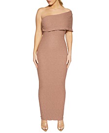The NW Women's One-Shoulder Bodycon Maxi Dress