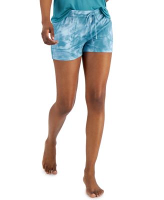 Photo 1 of SIZE LARGE  - Alfani Women's Essential Printed Jersey Pajama Shorts