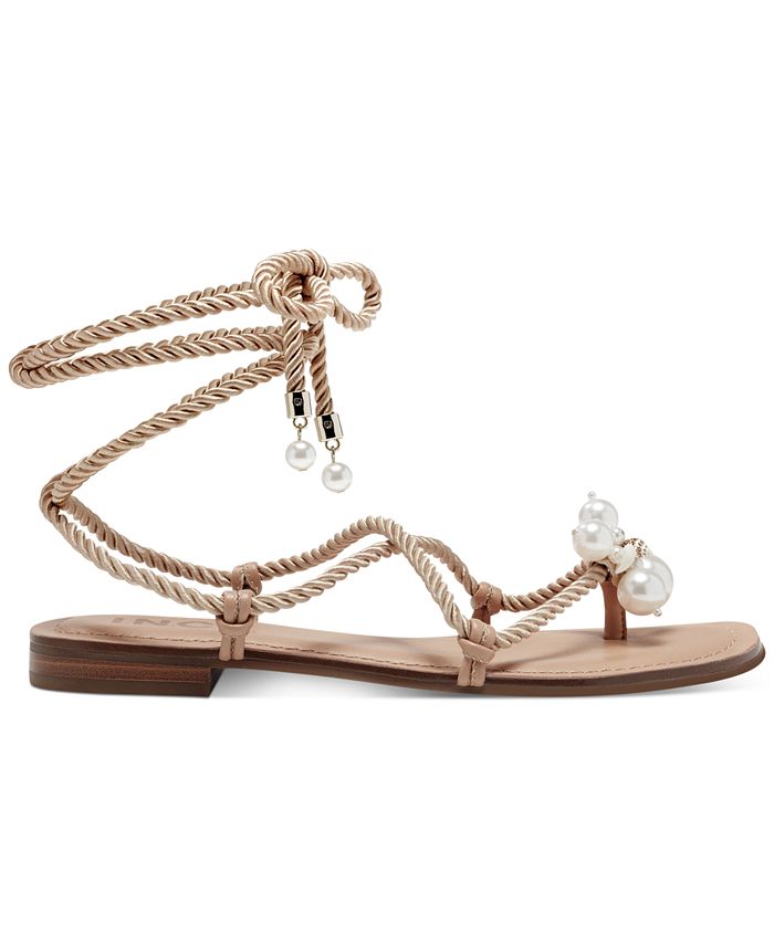 I.N.C. International Concepts Jerzi Rope LaceUp Sandals, Created For