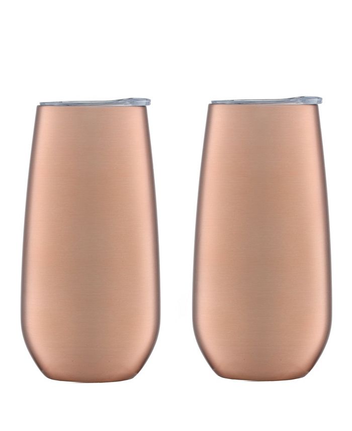 Cambridge Insulated Champagne Flutes, Set of 2 - Macy's