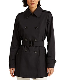 Women's Double-Brested Trench Coat, Created for Macy's