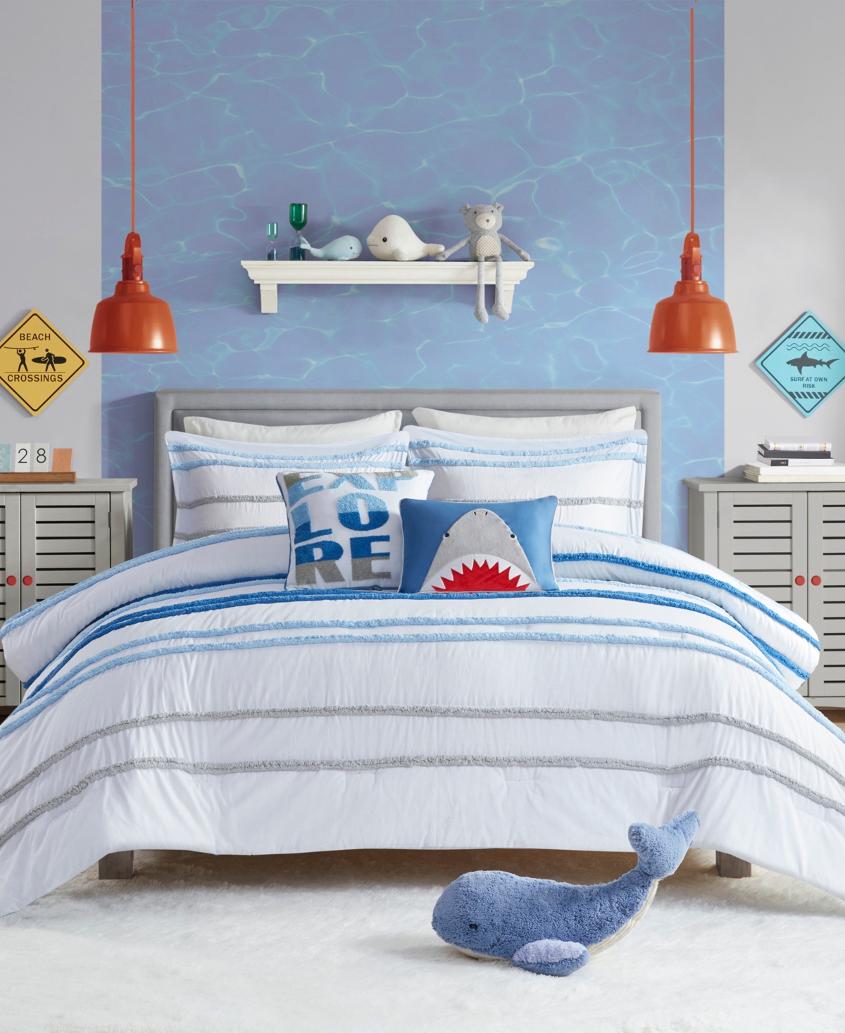 Urban Habitat Kids Haisley With Chenille Trim Comforter Set, Full/queen