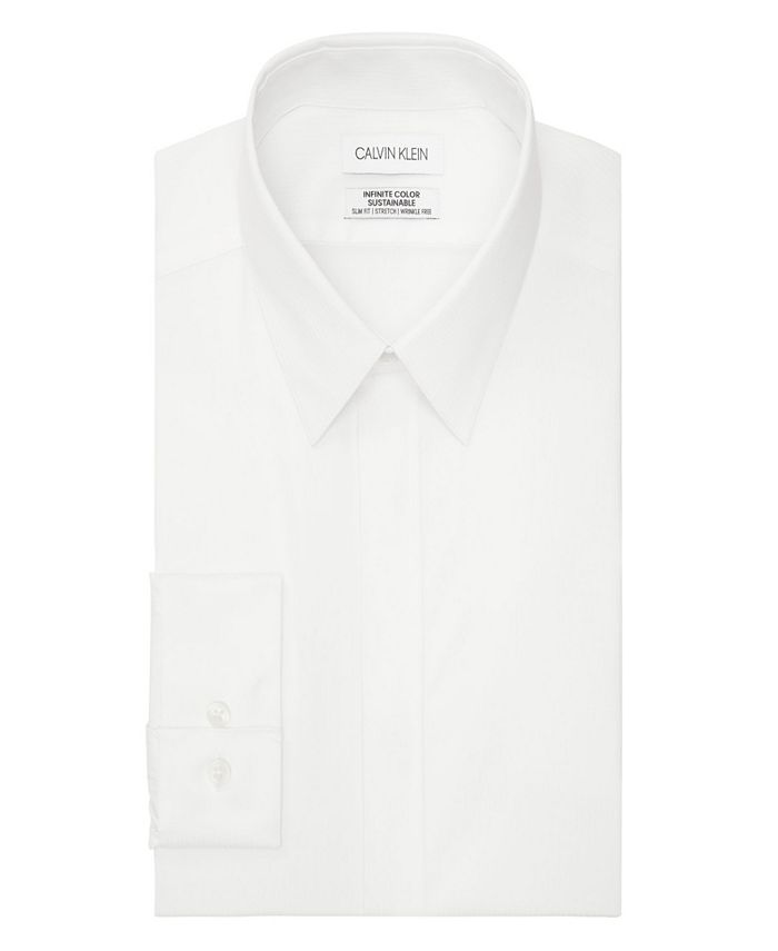 Calvin Klein Men's Infinite Color Sustainable Slim Fit Dress Shirt &  Reviews - Dress Shirts - Men - Macy's