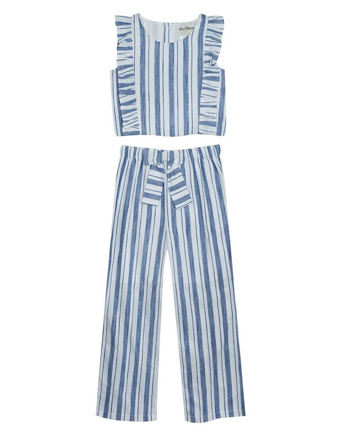 Girls sale striped trousers