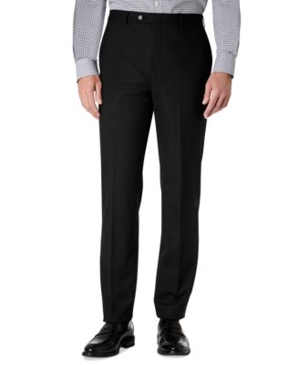 mens black striped dress pants